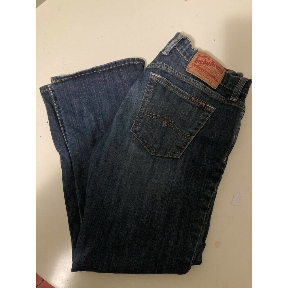 Lucky Brand Crop Blue Denim Jeans Women’s 6/28